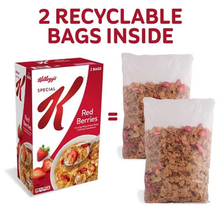 Special K Breakfast Cereal, Red Berries 38 Oz., 2 Pk.