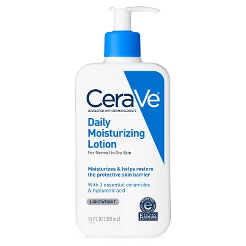 Cerave Daily Moisturizing Lotion, Normal to Dry Skin, 12 Fl. Oz., 2 Pk.