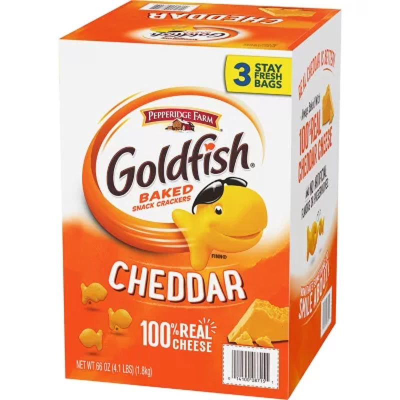 Pepperidge Farm Goldfish Crackers, 22 Oz., 3 Pk.