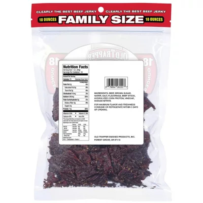 Old Trapper Peppered Beef Jerky, 18 Oz.