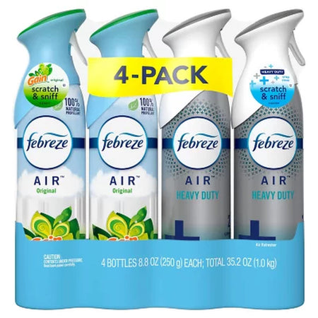 Febreze Air Effects Air Freshener Spray, 4 Pk., Choose Scent