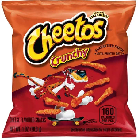 Cheetos Crunchy Cheese Flavored Snacks, 1 Oz., 50 Pk.