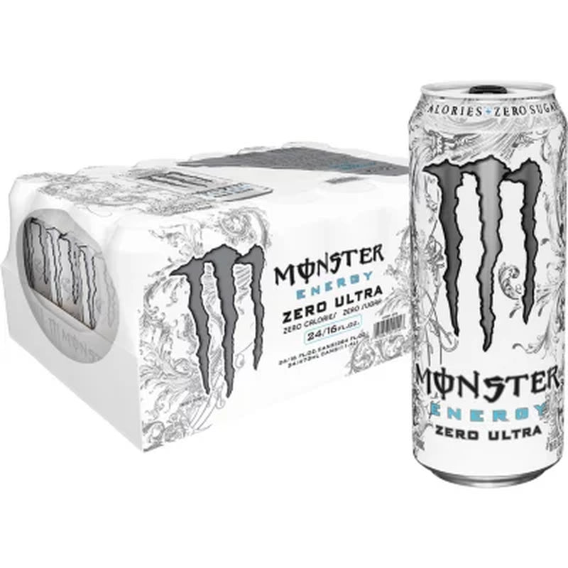 Monster Energy Zero Ultra 16 Fl. Oz., 24 Pk.