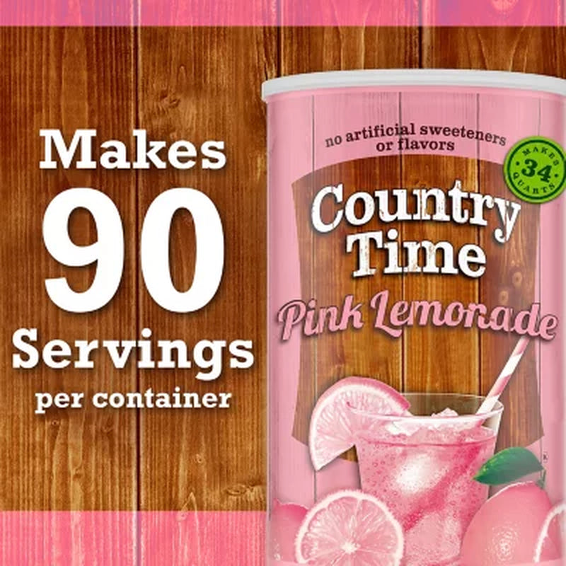 Country Time Pink Lemonade Naturally Flavored Powdered Drink Mix 5.16 Lbs.