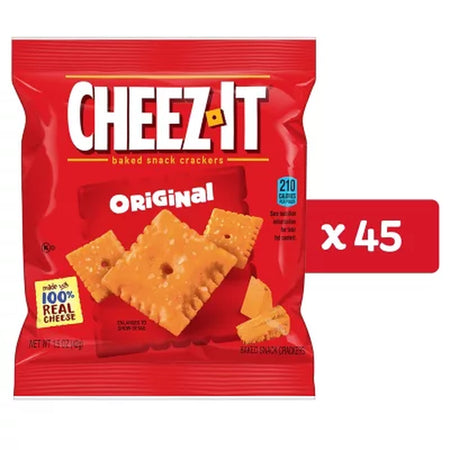 Cheez-It Original Baked Snack Crackers 1.5 Oz., 45 Pk.