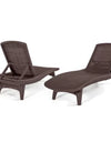 Keter 2-Pack All-Weather Grenada Chaise Loungers, Assorted Colors