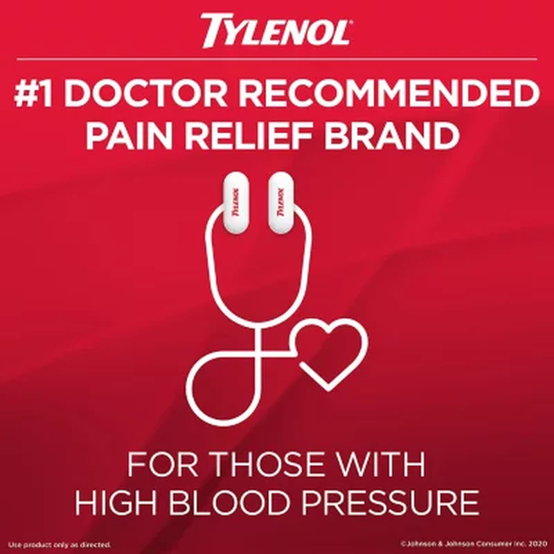 Tylenol 8-Hr. Arthritis Pain Extended Release Caplets, 650 Mg Acetaminophen, 290 Ct.