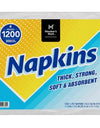 Member'S Mark 1-Ply Everyday White Napkins, 11.4" X 12.5" 4 Pk., 300 Ct. per Pack