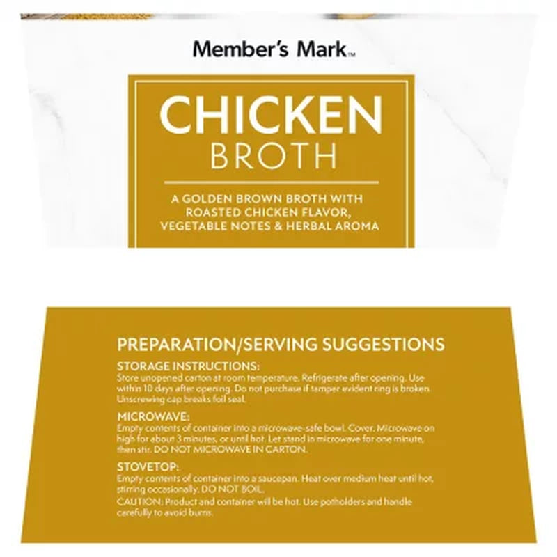 Member'S Mark Chicken Broth, 32 Oz., 6 Pk.