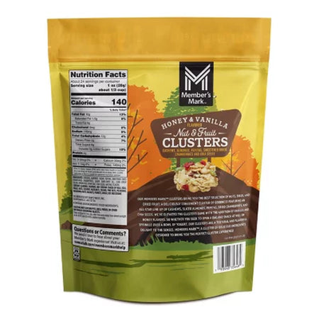 Member'S Mark Honey Vanilla Nut and Fruit Clusters, 24 Oz.