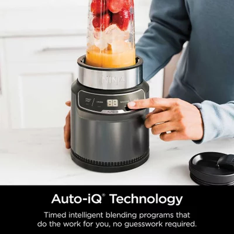 Ninja Nutri-Blender Pro with Auto-Iq, Personal Blender, CL401A