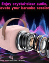 Karaoke Machine for Kids, Mini Portable Bluetooth Speaker with 2 Wireless Mics (CHOOSE)