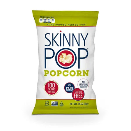 Skinnypop Original Popcorn Snack Bags, 0.65 Oz., 28 Pk.