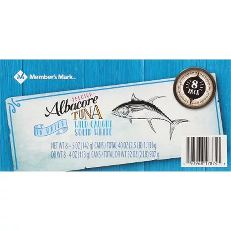 Member'S Mark Solid White Albacore Tuna 5 Oz., 8 Pk.