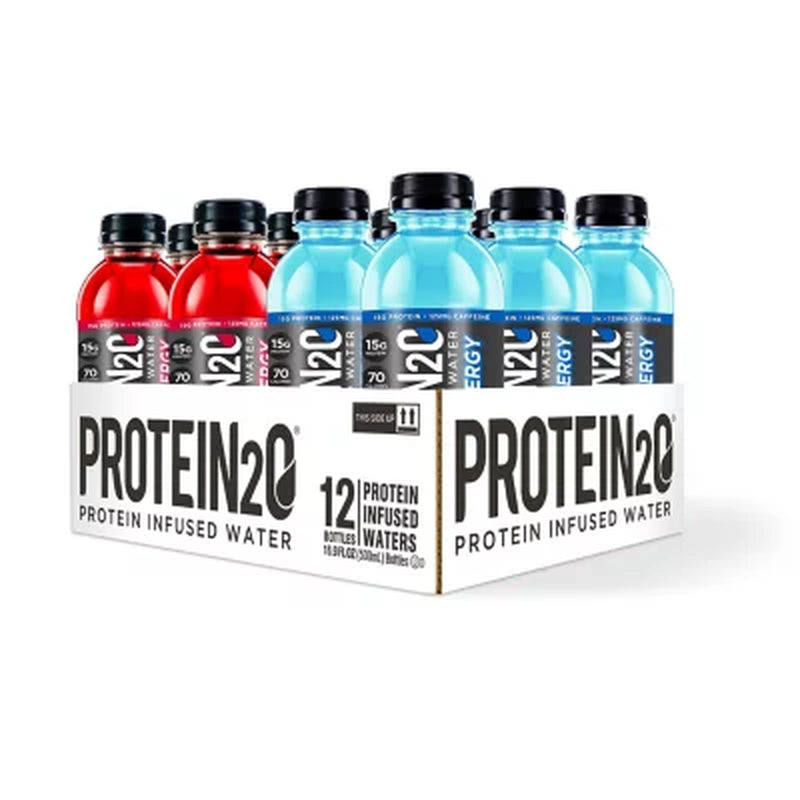 Protein2O + Energy Variety Pack, 16.9 Fl. Oz., 12 Pk.