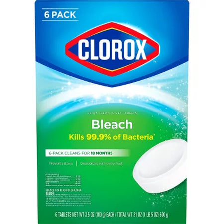 Clorox Ultra Clean Tablets Toilet Bowl Cleaner, 6 Ct., 3.5 Oz.