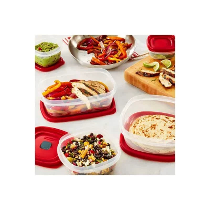 Rubbermaid 50-Piece Easyfind Lids Vented Food Storage Set