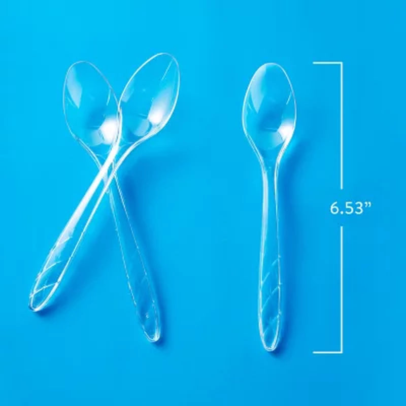 Member'S Mark Clear Plastic Spoons, Heavyweight 300 Ct.