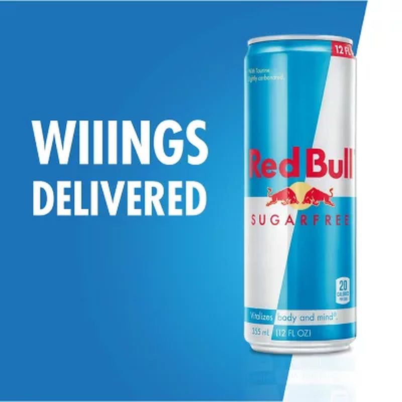 Red Bull Sugar-Free Energy Drink 12 Fl. Oz., 24 Pk.