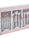 Glotech Marble Makeup Brush Glow Set, 12 Pc.