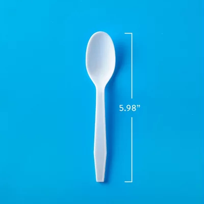 Member'S Mark Heavyweight White Plastic Spoons, 600 Ct.