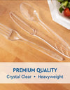 Member'S Mark Combo Pack Clear Cutlery, Forks, Knives, Spoons, 360 Ct.