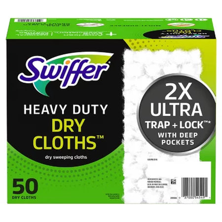 Swiffer Heavy Duty Dry Cloths, 50 Ct.