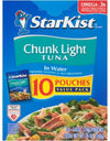 Starkist Chunk Light Tuna in Water 2.6 Oz., 10 Pk.