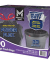 Member'S Mark 33-Gallon Power Flex Drawstring Trash Bags 90 Ct.