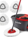 O-Cedar Easy Wring Spin Mop System, 4 Ct.