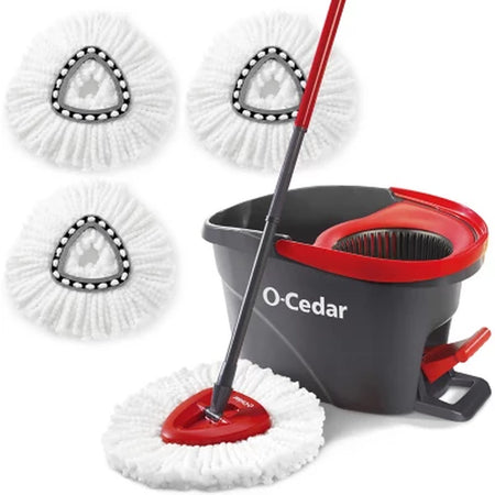 O-Cedar Easy Wring Spin Mop System, 4 Ct.