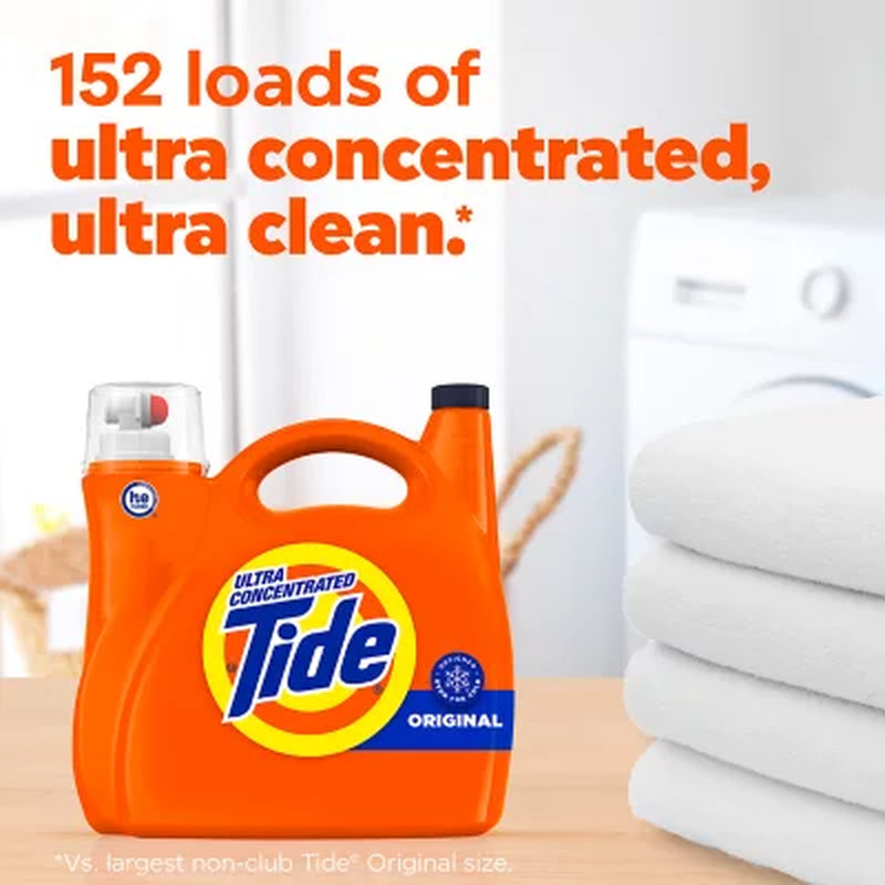 Tide Liquid Laundry Detergent, Original, 152 Loads, 170 Fl. Oz.