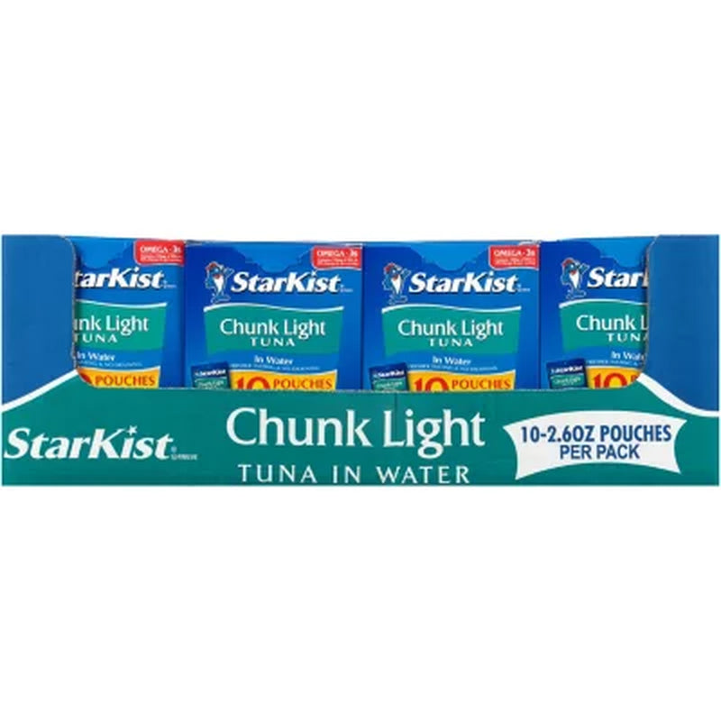 Starkist Chunk Light Tuna in Water 2.6 Oz., 10 Pk.