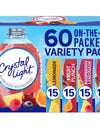 Crystal Light Lemonade, Fruit Punch, Raspberry Lemonade and Wild Strawberry Powdered Drink Mix Variety Pack 60 Ct.