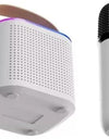 Kids Karaoke Machine Toys Gifts Portable Bluetooth Speaker, White