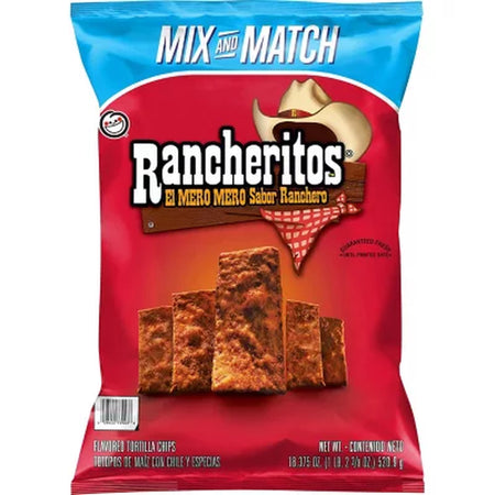 Rancheritos El Mero Sabor Ranchero Flavored Tortilla Chips, 18.37 Oz.