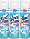 Lysol Disinfectant Spray, Crisp Linen 19 Oz., 3 Pk.