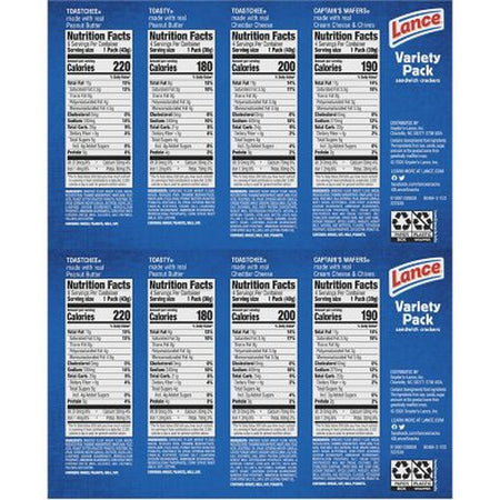 Lance Variety Pack Sandwich Crackers, 40 Pk.