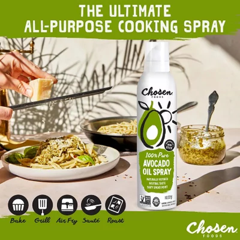 Chosen Foods Avocado Oil Cooking Spray, 16Oz.