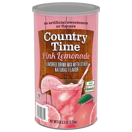 Country Time Pink Lemonade Naturally Flavored Powdered Drink Mix 5.16 Lbs.