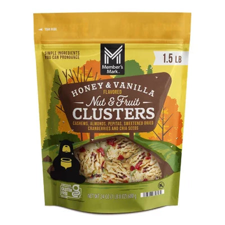 Member'S Mark Honey Vanilla Nut and Fruit Clusters, 24 Oz.