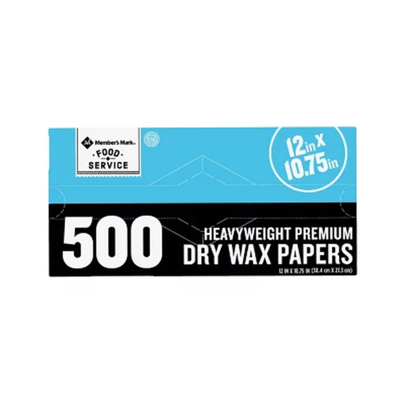 Member'S Mark Heavyweight Wax Papers 12" X 10.75", 500 Ct.