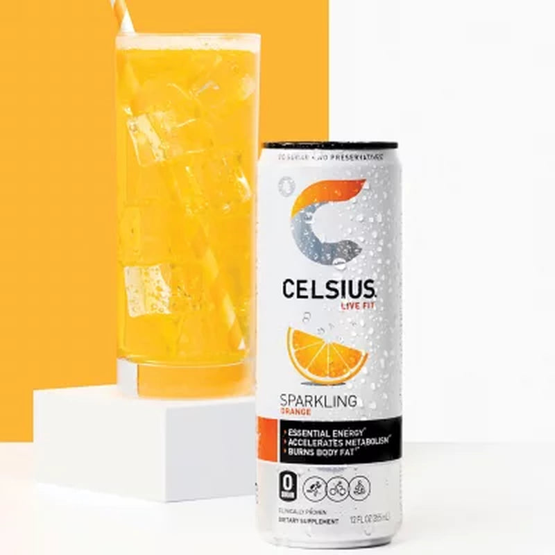 Celsius Essential Energy Sparkling Variety Pack 12 Fl. Oz., 18 Pk.