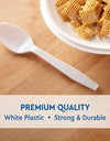 Member'S Mark Heavyweight White Plastic Spoons, 600 Ct.