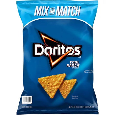 Doritos Cool Ranch Tortilla Chips, 18.38 Oz.