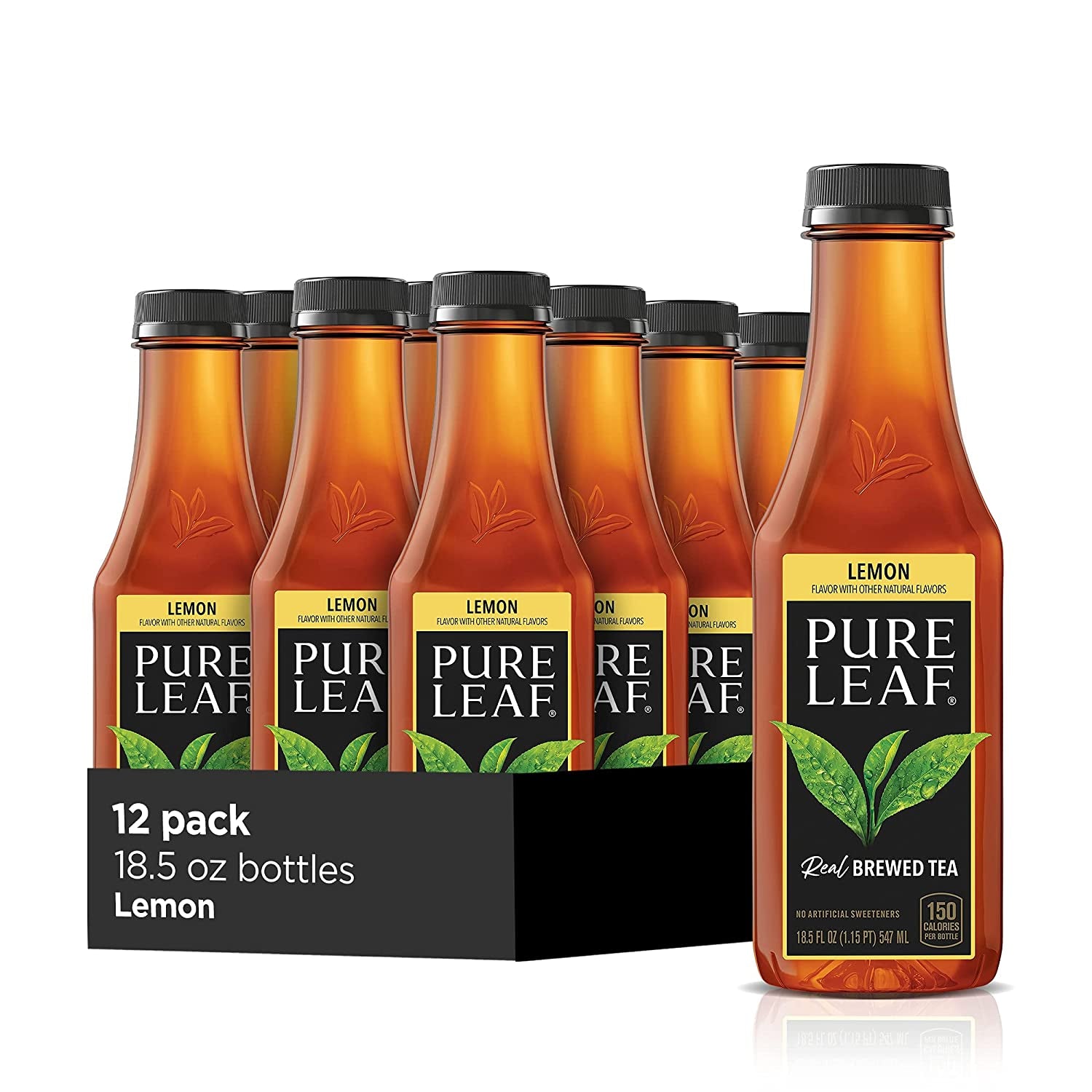 Pure Leaf Iced Tea Bottles Sweetened, 18.5 Fl Oz 12 CT (CHOOSE FLAVOR)