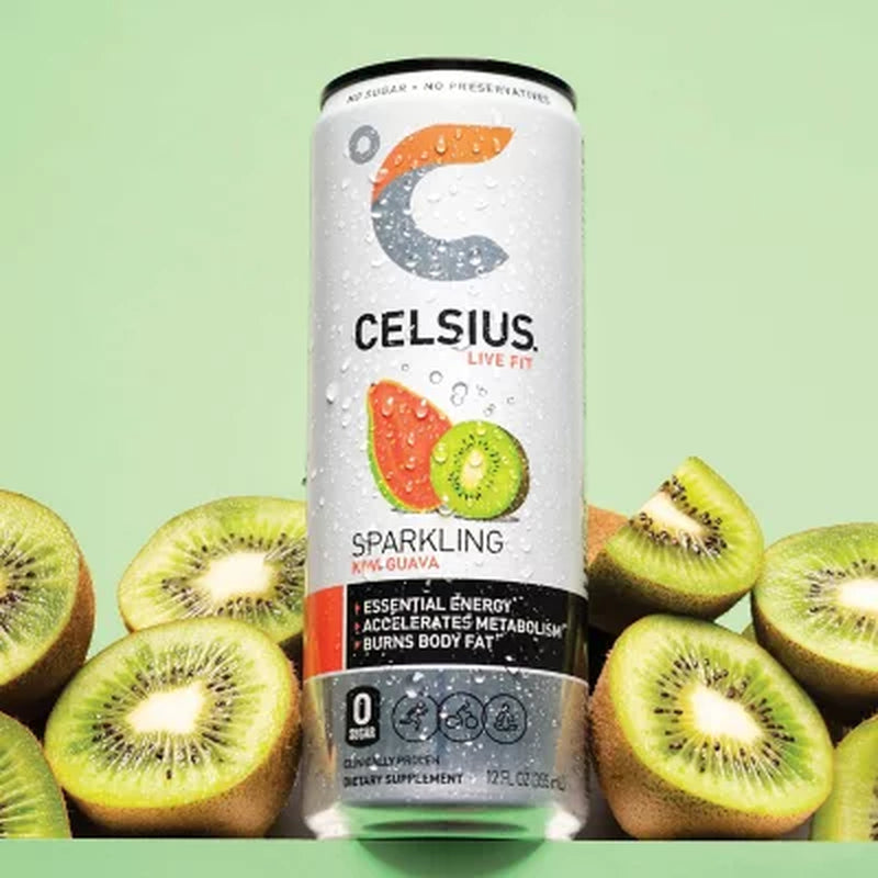 Celsius Essential Energy Sparkling Variety Pack 12 Fl. Oz., 18 Pk.