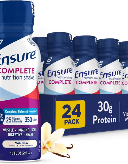 COMPLETE Nutritional Shake, 30G Protein, 27 Vitamins & Minerals, 10 Fl Oz -24 Pack