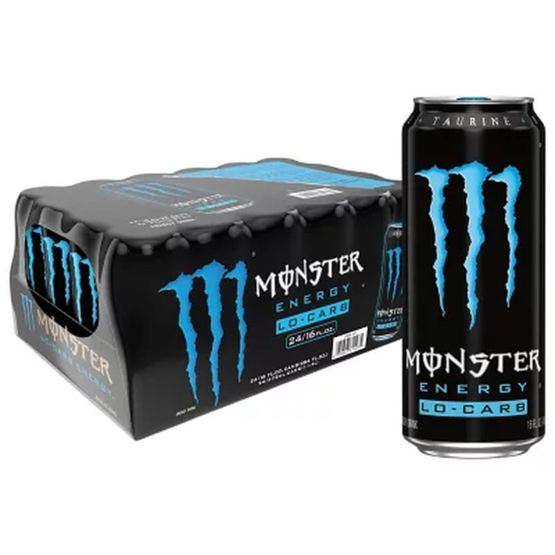 Monster Energy Lo-Carb 16 Fl. Oz., 24 Pk.