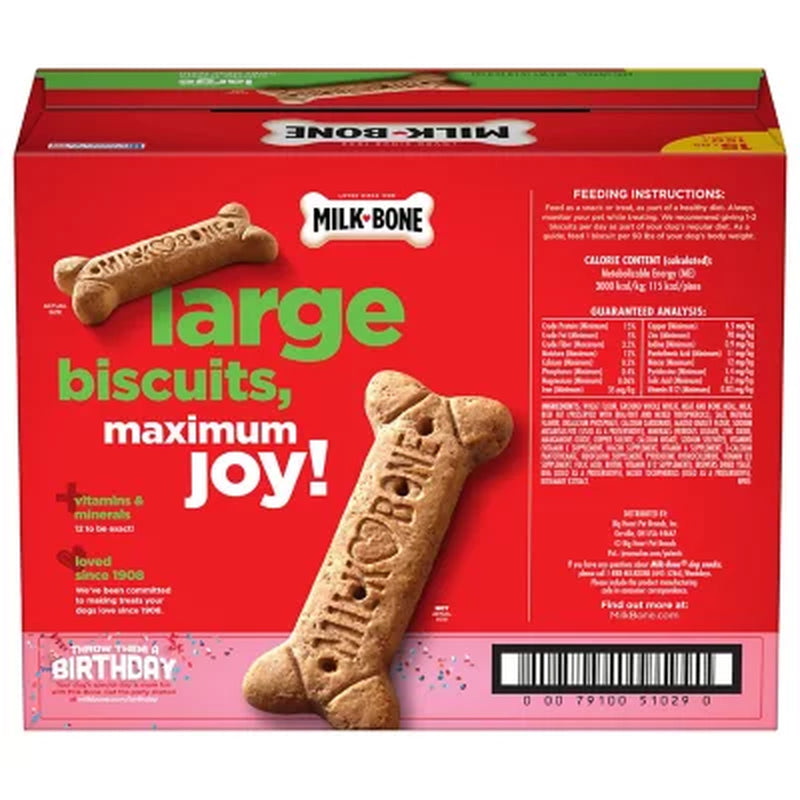 Milk-Bone Original Large Crunchy Dog Treat Biscuits 240 Oz.